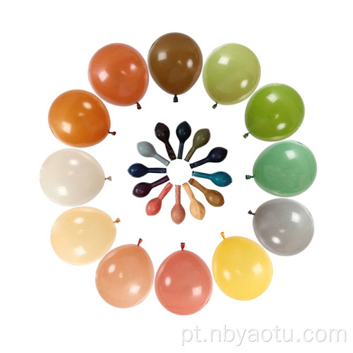 5 polegadas a 10 polegadas 12 polegadas 18 polegadas Pavão em forma de cor em forma de látex balões de látex